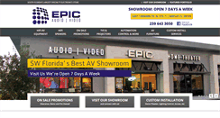 Desktop Screenshot of epicaudiovideo.com